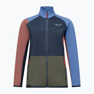 Női túra pulóver Salewa Puez Cammio PL Blueberry/Multi (Puez Cammio PL 00-0000029095) kép