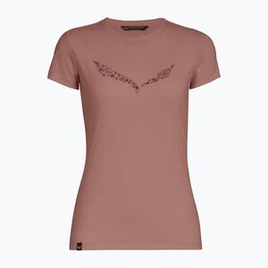 Női póló Salewa Solid Dry desert pink (Solid Dry 00-0000027019) kép