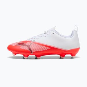 Gyermek focicipők Puma Ultra 7 Play FG/AG Jr Ultra Red/Puma Black/Puma White (Ultra 7 Play FG/AG Jr 109164 01) kép