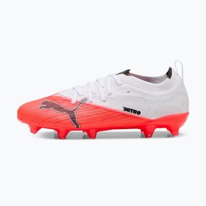Gyermek focicipők Puma Ultra Nitro 7 Ultimate FG/AG Jr ultra red/puma black/puma white (Ultra Nitro 7 Ultimate FG/AG Jr 109158 01) kép