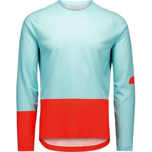 POC M's Motion Air L/S Jersey Lazurite Blue/Carnelian Orange MED kép