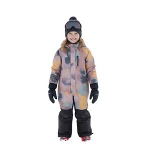Lány téli overall COLOR KIDS Coverall - AOP-4200-Woodrose kép