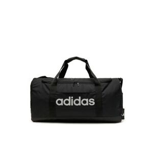 Utazótáska ADIDAS LINEAR DUFFEL M BLACK BLACK WHITE kép