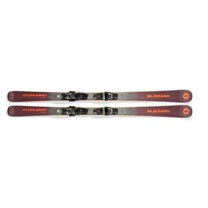 Síelők - pályás síelés kötéssel BLIZZARD Stormbird 7.7 S + TPC 10 DEMO, burgundy anthracite kép