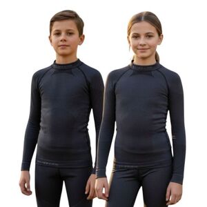 Junior hosszú ujjú thermo póló BLIZZARD Essential long sleeve junior, anthracite kép