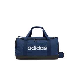 Utazótáska ADIDAS LINEAR DUFFEL S DKBLUE WHITE kép