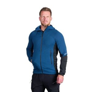 Férfi túrázó pulóver cipzárral NORTHFINDER EGON 811darkblueblack kép