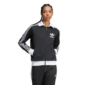 Női cipzáras pulóver ADIDAS ORIGINALS CLASSIC TT-BLACK kép