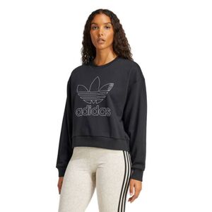 Női kapucnis pulóver ADIDAS ORIGINALS SNAKE CREW-BLACK kép