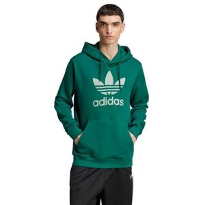 Férfi kapucnis pulóver ADIDAS ORIGINALS TREFOIL HOODY-CGREEN kép
