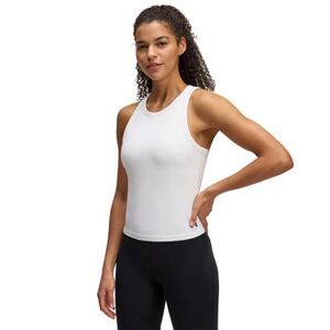 Női edzőtop UNDER ARMOUR Motion High Neck Tank-WHT kép