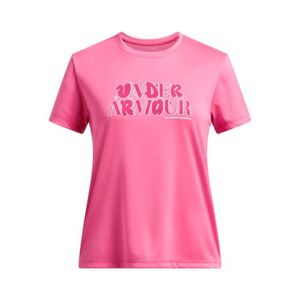 Lány póló rövid ujjú UNDER ARMOUR UA Tech Wordmark SS-PNK kép