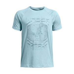 Fiú edzőpóló rövid ujjú UNDER ARMOUR UA B TECH GAME DAY SS-BLU kép