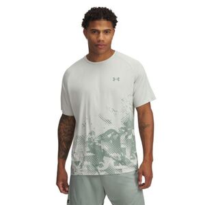Férfi rövid ujjú edzőpóló UNDER ARMOUR UA M TECH FADE SS-GRN kép