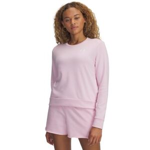 Női kapucnis pulóver UNDER ARMOUR UA Rival Terry Crew-PNK kép