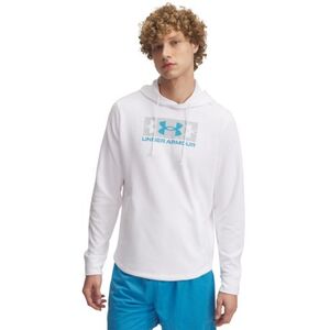 Férfi kapucnis pulóver UNDER ARMOUR UA Rival Terry Logo Hood-WHT kép