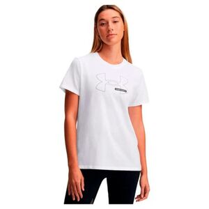 Női rövid ujjú póló UNDER ARMOUR UA Rival Outline SS-WHT kép