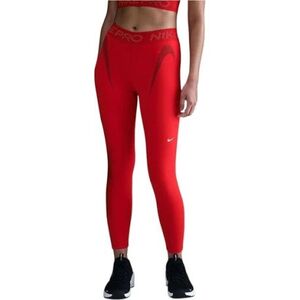 Női leggings NIKE PRO W NP DF MR 7 8 TIGHT TT GRX-657-Red kép