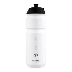 Biciklis palack FORCE BIO EARTH 0, 75 l, white-gray kép