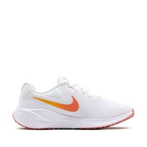 Női sportcipő (edzőcipő) NIKE Revolution 7 W white university gold magic ember kép