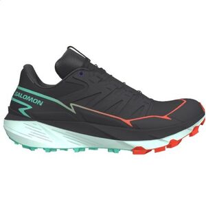 Férfi futó trail cipők SALOMON Thundercross M black cherry tomato electric green kép