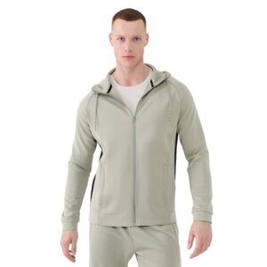 Férfi edzőpulóver cipzárral 4F SWEATSHIRT FNK-WSS25TFSWM513-44S-OLIVE kép