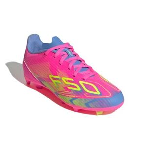 Fiú focicipők kültéri ADIDAS F50 League Jr FG MG lucid pink lucid lemon blue fusion kép