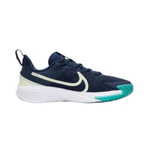 Fiú sportcipők (edzőcipők) NIKE Star Runner 4 K midnight navy volt tint dusty cactus kép