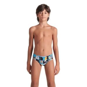 Fiú úszófürdőnadrágok ARENA BOYS WALLPAPER BRIEFS-BLACK MULTI kép
