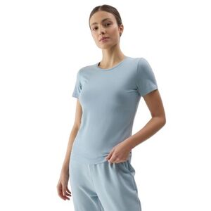 Női rövid ujjú póló 4F TSHIRT-WSS24TTSHF1267-34S-LIGHT BLUE kép
