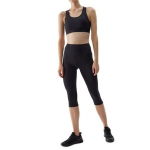 Női 3 4 edzőnadrágok 4F TIGHTS FNK-WSS24TFTIF187-20S-DEEP BLACK kép