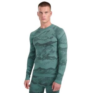Férfi hosszú ujjú thermo póló 4F SEAMLESS UNDERWEAR M227-WAW25USEAM227-44A-OLIVE ALLOVER kép