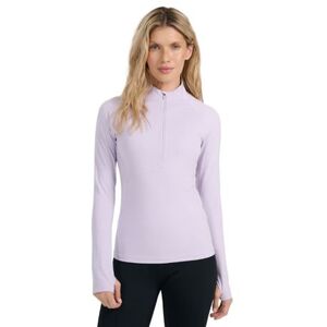 Női hosszú ujjú thermo póló fél cipzárral 4F BRUSHED UNDERWEAR F096-WAW25UBRUF096-52S-LIGHT VIOLET kép