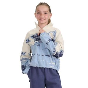 Lány síelés Polár pulóver 4F JUNIOR FLEECE F343-4FJWAW25TFLEF343-90A-MULTICOLOUR ALLOVER kép