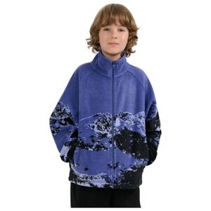 Fiú polár pulóver cipzárral 4F JUNIOR FLEECE M349-4FJWAW25TFLEM349-91A-MULTICOLOUR 1 ALLOVER kép