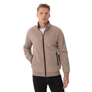 Férfi zipzáras pulóver VOLCANO B-LIPSO-102M-BEIGE MEL kép