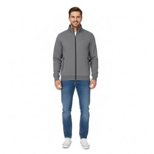 Férfi zipzáras pulóver VOLCANO B-LIPSO-702M-GREY MEL kép