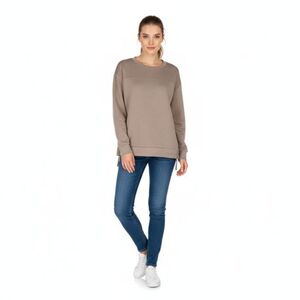 Női kapucnis pulóver VOLCANO B- SANI-102-BEIGE kép