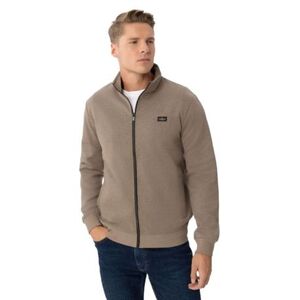 Férfi zipzáras pulóver VOLCANO B-WILL-102-BEIGE kép