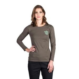 Női túrázó hosszú ujjú póló NORTHFINDER HAILIE-300darkgreen kép
