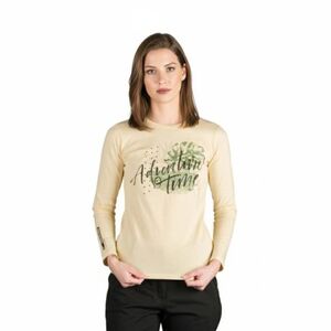 Női túrázó hosszú ujjú póló NORTHFINDER DIYA-529creamwhite kép