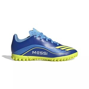 Fiú focicipők turf ADIDAS F50 Messi Club Jr TF team royal blue solar yellow semi blue burst kép