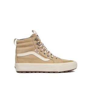 Női bokacsizmák télen VANS MTE SK8 HI Waterproof Insulated W tan white kép