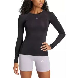 Női hosszú ujjú edzőpóló ADIDAS TF LS T BLACK kép
