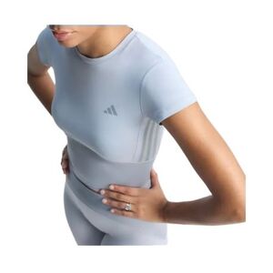Női rövid ujjú edzőpóló ADIDAS HYG SHN BABY T HALSIL GREY kép