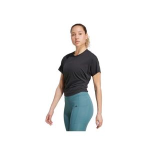 Női rövid ujjú edzőpóló ADIDAS Power Tee BLACK kép