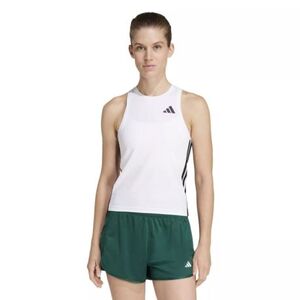Női edzőtop ADIDAS WE 3S TK WHITE BLACK kép