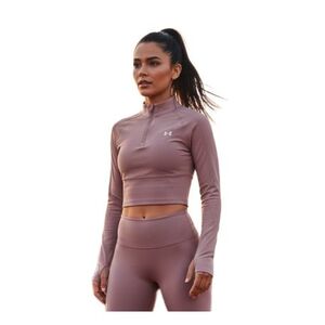 Női hosszú ujjú edzőpóló UNDER ARMOUR UA HG Rib 1 4 Zip kép