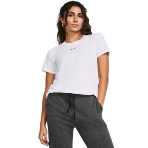 Női rövid ujjú póló UNDER ARMOUR UA Rival Core SS-WHT kép