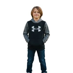 Fiú melegített kapucnis pulóver UNDER ARMOUR UA Rival Flc Cblck Grphc HD kép